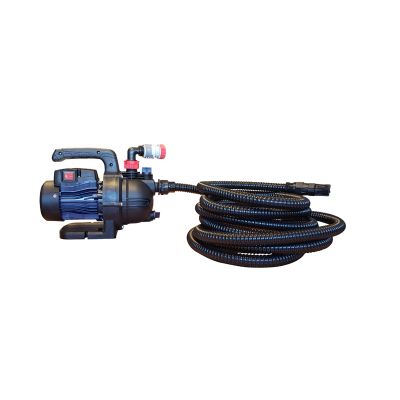 Pack pompe d'arrosage de surface eau claire 800 W + Kit d'aspiration + Kit gros débit SPIDO