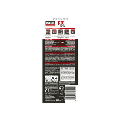 Mastic Colle FT101 Joint & Fissure Anthracite RAL 7016 280 ml RUBSON