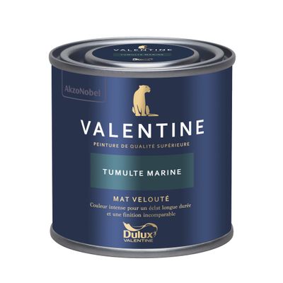 Peinture Valentine Mat Velouté Tumulte Marine 0,125 L - DULUX VALENTINE