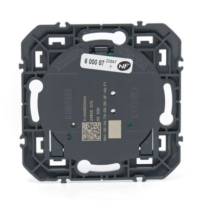 Commande volet roulant connectée sans fil + plaque Blanc - Dooxie with Netatmo LEGRAND