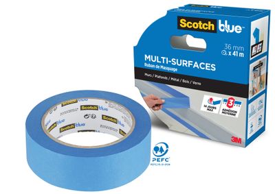Ruban de masquage multi surface 41 m x 36 mm SCOTCH