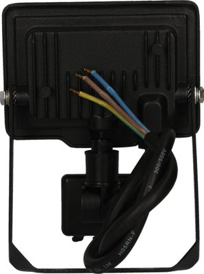 Projecteur extérieur LED détecteur de mouvements Kali noir IP44 850 lumens blanc neutre - ARLUX
