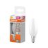 Ampoule LED E14 flamme dépolie 2.5W =250 lumens blanc neutre OSRAM