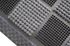 Tapis picot floques noir et gris 40 x 60 cm - ID HOME