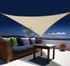 Voile ombrage triangulaire 5 x 5 x 5 m sable JARDILINE