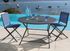 Table de jardin pliante GUERIDON aluminium graphite ø 120 cm, Livraison à domicile incluse - PROLOISIRS