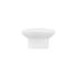 Bouton de meuble ovale blanc 41 x 19 mm REI