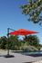 Parasol déporté ROMA 250 x 250 cm alu/acier 8 baleines inclinable manivelle paprika - PROLOISIRS