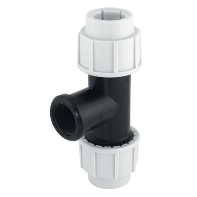 Té compression 90° taraudé Ø25x3/4" - FITT