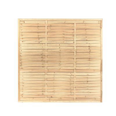 Panneau cadre tressé pin brut traité autoclave - 18 x 1800 x 1800 mm - DEBARGE