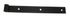 Penture bout droit noire 500 x 35 x 4 mm oeil diamètre 14 mm