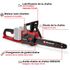 Tronçonneuse à batterie 36 V guide 35 cm GE6LC 36/35 EINHELL