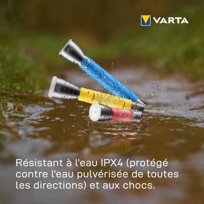 Lampe torche aluminium 235 Lumens SPORT avec piles - VARTA