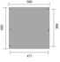 Carport double -  616 avec arc - 500 x 120 cm Livraison gratuite domicile WEKA