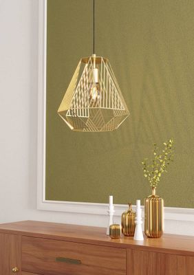 Suspension or et noir E27 40W Ø33 cm STYPE - EGLO