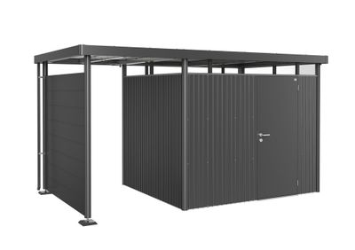 Auvent pour abri de jardin HIGHLINE H5 GRISFONCE  BIOHORT Livraison à domicile incluse