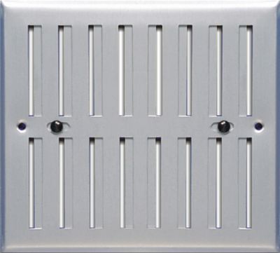 Grille métallique réglable aluminium anodisé 190 x 168 mm AUTOGYRE