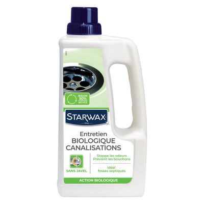 Entretien biologique spécial canalisations 1 l STARWAX