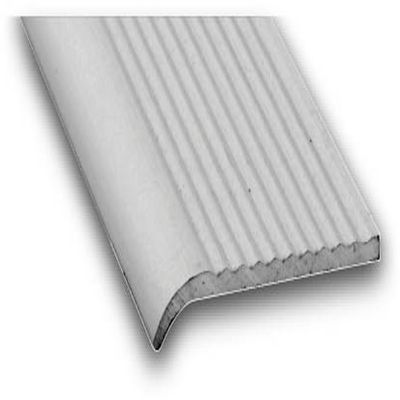 Nez de marche aluminium anodisé incolore 25 x 5 mm 2 m CQFD