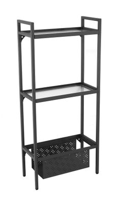 Etagère de balcon modèle 2 en acier graphite PROLOISIRS Livraison à domicile incluse