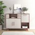 Poignée de meuble cylindrique inox terracotta entraxe 96 mm REI