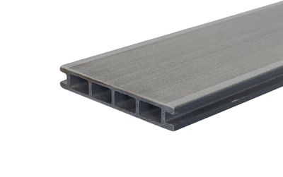 Lame de terrasse composite grise WPC - 22 x 145 x 2200 mm  - SAB COMPOSITES