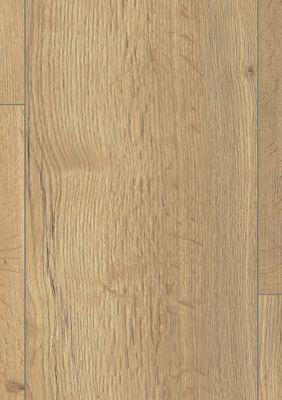 Sol stratifié décor chêne VALLEY ép 8 mm 24,6 x 129,2 cm AC4 compatible pièce humide 2,54m²/pqt EGGER