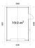 Garage bois Palmako Roger bois naturel ép.44 mm porte sectionnelle - 24,5 m², Livraison à domicile incluse - PALMAKO