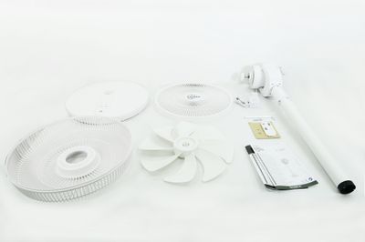 Ventilateur sur pied VORANZA 3D oscillant, télécommande, 95-115 cm - FARELEK