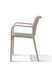 Fauteuil de jardin BARI polypropylène taupe - BOCARNEA