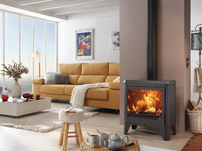 Poêle à bois 7* Flamme Verte CHAMBERY PANADERO Livraison à domicile incluse