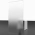 Paroi de douche à l'italienne avec déflecteur 100+30x190 cm profilé chrome verre sérigraphié brouillard 5 mm NewStyle - SCHULTE
