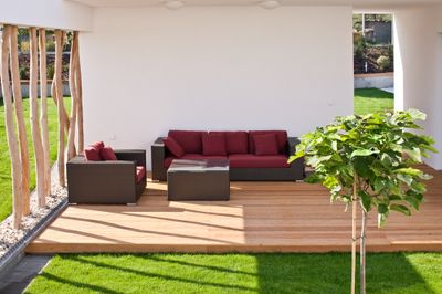 Lame de terrasse pin bombée thermo-traitée - 26 x 119 x 2400 mm - HENRY TIMBER