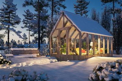 Serre Emilia Gris 8,2 m2 Autoclave Livraison à domicile incluse