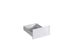 Façade tiroir pour meuble de cuisine Glossy blanc polaire brillant 13,8 x 40 cm OFITRES