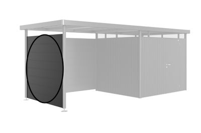 Auvent pour abri de jardin HIGHLINE H5 GRISFONCE  BIOHORT Livraison à domicile incluse