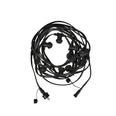 Guirlande lumineuse extérieur B22 10m noir IP44 150W - COREP