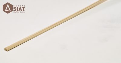 Baguette d'angle sapin rabotée non traitée - Ép.15 x l.15 mm - L.2.50 m - GROUPE SIAT