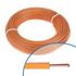 Fil électrique H07V-U 1,5 mm² rigide orange 100 m