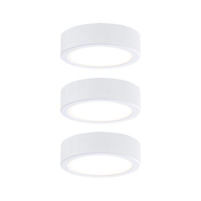 Spots LED encastrables ou saillie sous-meubles par 3 Blanc - Pukk PAULMANN