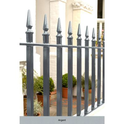 Peinture fer extérieur direct sur rouille Brillant Argent 2,5 Litres - HAMMERITE