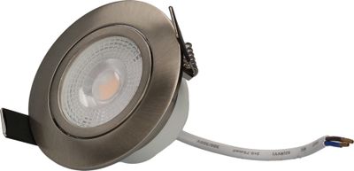 Spots LED encastrables orientables module remplaçable lumière blanc neutre Acier par 3 - Ruby ARLUX