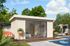 Studio de jardin en bois naturel Lydia -  28 mm - 19,2 m² hors-tout - Livraison à domicile - WHITE WOOD