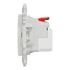 Prise affleurante 2 pôles + terre et prise USB-C 18W Odace 2025 blanc - SCHNEIDER ELECTRIC