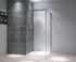 Accès d'angle 90x90x195 cm profilé chrome verre transparent 6 mm Serenity - OCEA