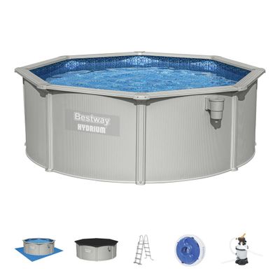 Piscine hors sol ronde tubulaire Ø 360 cm hauteur 120 cm - BESTWAY