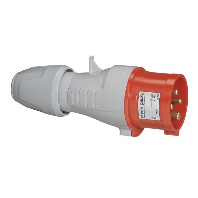 Prise électrique mobile industrielle mâle étanche IP44 3 pôles + terre 16A 380/415V - P17 LEGRAND