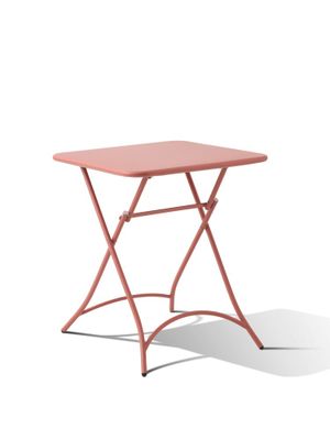 Salon de balcon PAON acier terracotta 2 places - BOCARNEA