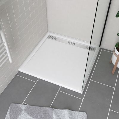 Receveur de douche 90x90 cm acrylique blanc Pure 2 - AURLANE