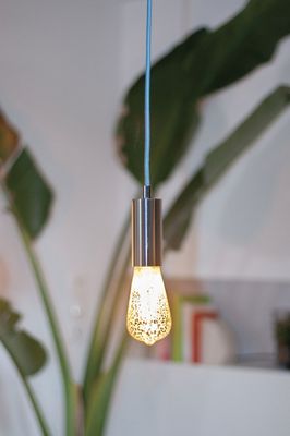 Douille électrique E27 métal noir chromé - TIBELEC